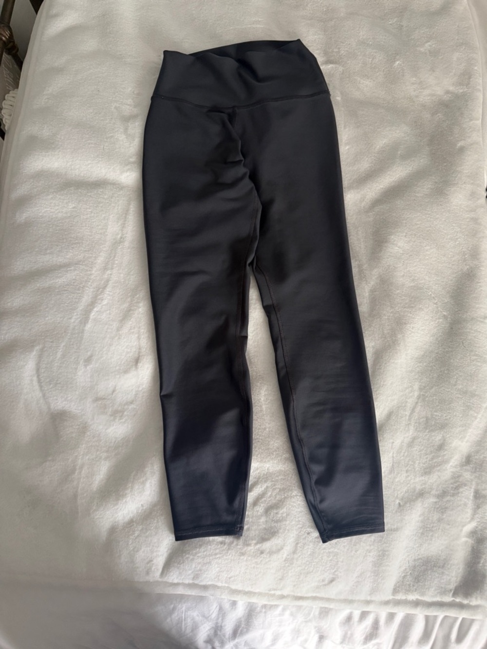 7/8 High-Waist anthracite charcoal airbrushWorkout Leggings